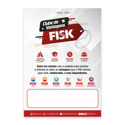 CARTAZ PARCERIA CV FISK